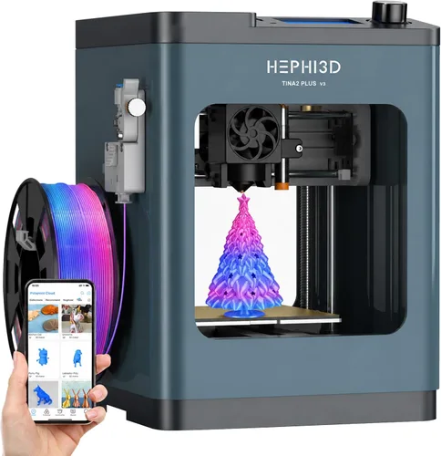Vista 10 de Impresora 3D Hephi3d TINA2S apta para principiantes, totalmente montada Naranja