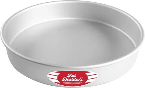 Vista 25 de Fat Daddio's Juego de moldes para pasteles redondos uniformes de aluminio anodizado de 4 niveles, profundidad de 2 pulgadas