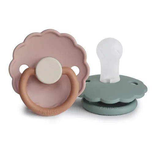 Vista 11 de FRIGG Daisy SilkySoft - Chupete de silicona para bebé, fabricado en Dinamarca, sin BPA (aurora/blanco brillante, 0-6 meses)