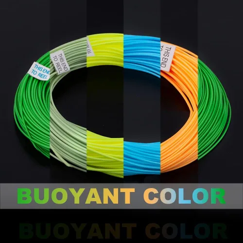 Vista 6 de HERCULES Línea de pesca con mosca flotante peso adelante Fly Line con doble lazo soldado