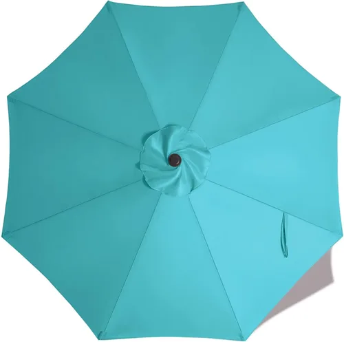 Vista 106 de ABCCANOPY Sombrilla para Exteriores de 7.5 pies, Repuesto de Cubierta Superior Compatible con 6 Varillas (Azul)