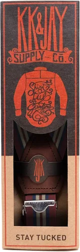 Vista 5 de KK & Jay Supply Co. Shirttail Garters - Camisa a rayas