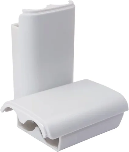 Vista 4 de 10 fundas de batería para control inalámbrico Xbox 360, batería de repuesto compatible con Xbox 360, color blanco