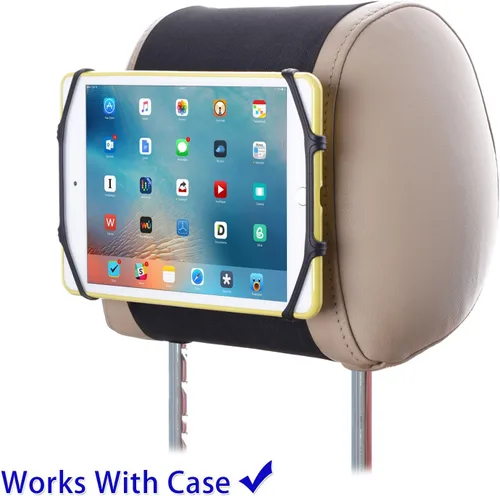 Vista 6 de TFY Soporte de silicona para reposacabezas de automóvil para máquina de juegos Nintendo Switch y otras tabletas