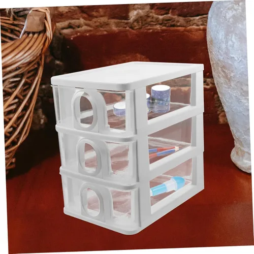 Vista 2 de Desk Drawer Organizer Makeup Storage Box Pantry Organizers for Office Home Desktop Organizing Box