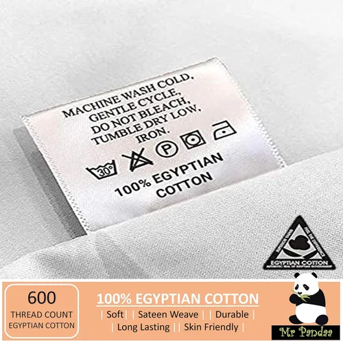 Vista 5 de Real 600-Thread-Count, Pure 100% Egyptian Cotton - Queen Sheet Set- 4 PC Queen Bedsheet, Sateen Weave Premium Bed Sheets, Fits mattresses Upto 10