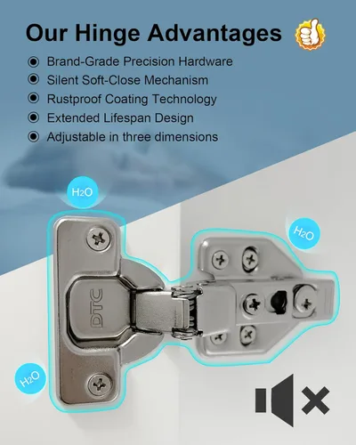 Vista 6 de Armario de baño, bisagra de almacenamiento para inodoro de 23 x 29 pulgadas y estantes ajustables, botiquín de madera de gran espacio