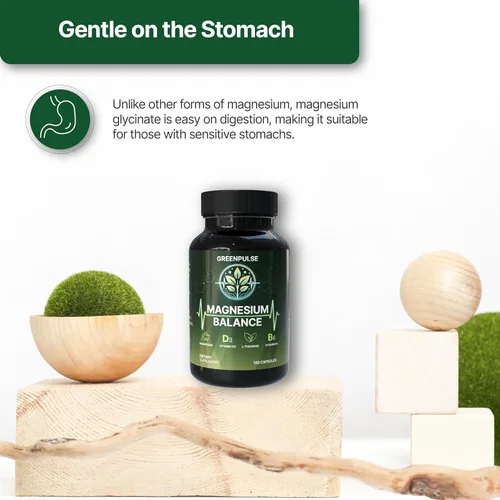 Vista 7 de Equilibrio de magnesio - Magnesio con L-teanina, B6 y D3-120 cápsulas