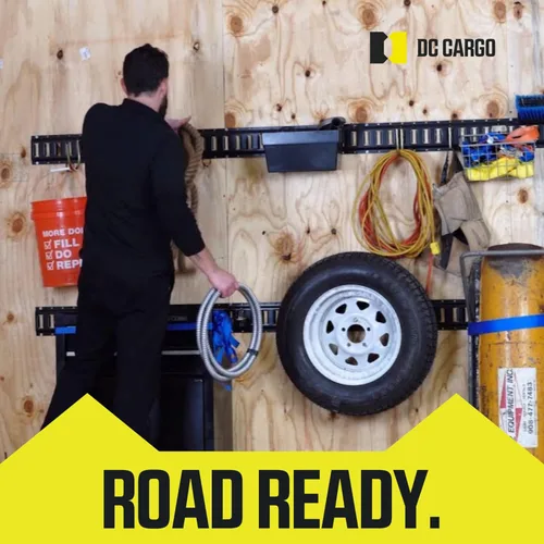 Vista 6 de DC Cargo - Ganchos J de pista E (5,08 cm - Paquete de 4) - Accesorios verticales de pista E - Ganchos para colgar para su sistema de riel de pista E