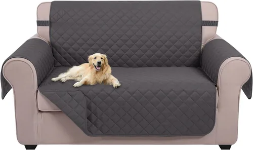 Vista 41 de U-NICE HOME - Fundas para sillas reclinables, reversibles, con correas elásticas, resistentes al agua, con acolchado de diamante, para proteger