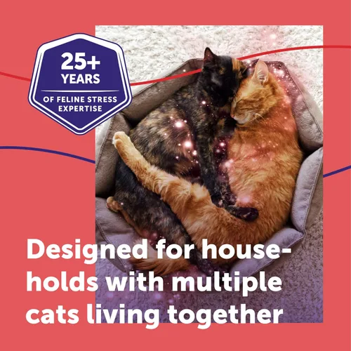 Vista 5 de FELIWAY® MultiCat 6 x Recambios calmantes para gatos de 30 días para difusor de feromonas, paquete de valor de 6 x 48ml (1.6 fl oz) - Ayuda a