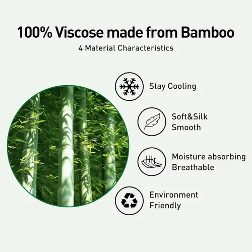 Vista 3 de Edredón 100% viscosa hecho de bambú, suave y ligero, tamaño Queen, edredón refrescante de verano transpirable para personas que duermen con calor, 8
