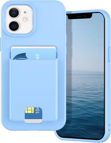 Vista 116 de Petocase para iPhone Air Funda con Billetera Ranura para Tarjetas Ultra Delgada Flexible TPU Gel Goma Suave Silicona Protectora para Apple iPhone 17