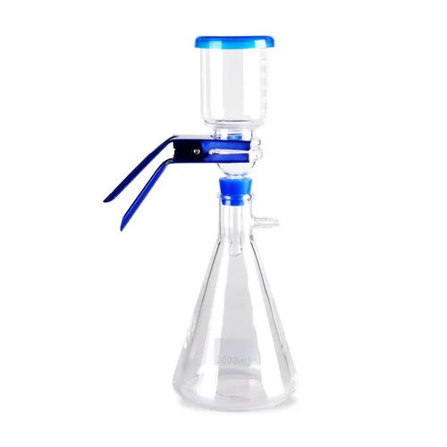 Vista 9 de Fristaden Lab Kit de aparatos de filtración al vacío Frasco de filtración de 16.9 fl oz Embudo Buchner de vidrio de 10.1 fl oz Compañía