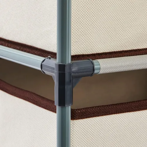 Vista 8 de Cajón clóset de almacenamiento de 4 niveles para ropa, ropa interior, documentos, objetos de la Casa, color café – (16.5 x 12.9 x 33 pulgadas)