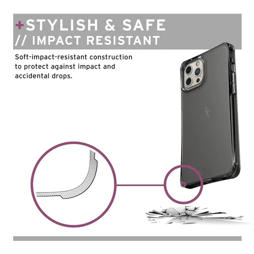 Vista 4 de URBAN ARMOR GEAR [U] by UAG - Funda protectora diseñada para iPhone 12 Pro Max [pantalla de 6.7 pulgadas] ancla que absorbe los golpes, ajuste Ancla