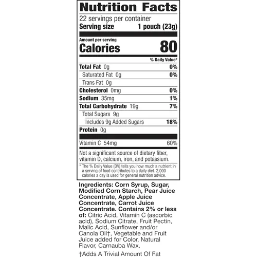 Vista 2 de Mott's Snacks con sabor a frutas, huerto de manzana, sin gluten, 22
