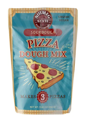 Nutmeg State Pizza Company Mezcla de masa para pizza de masa madre - Hace 3 costras para pizzas caseras