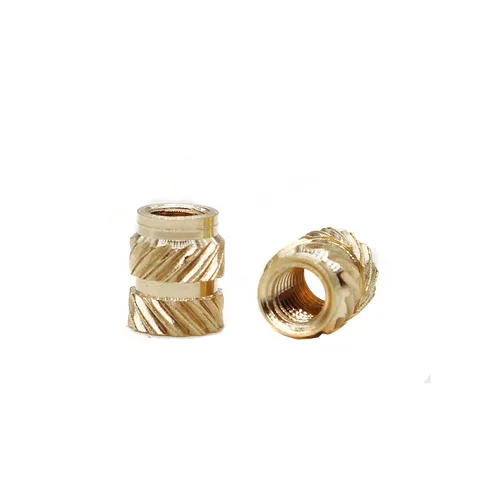Vista 2 de cSeao 120pcs M3 I.D 0.224 in Altura 0.181 in O.D Latón Tuercas Embedment Nut M3 Hilo Latón Tuercas Moleteadas Roscado Calor Set para Impresión