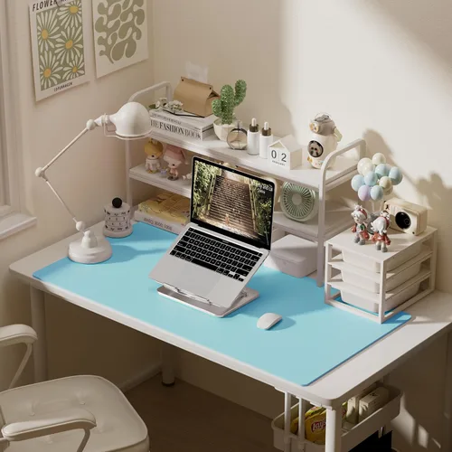 Vista 880 de Aothia Protector de escritorio de cuero, alfombrilla para mouse, alfombrilla de escritorio de oficina, 31.5 x 15.7 pulgadas, secante de escritorio