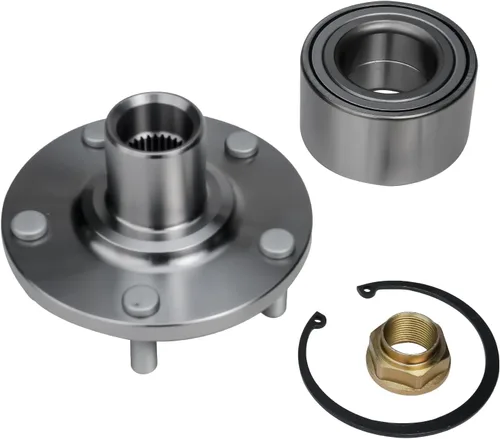 Vista 125 de Detroit Axle - Kit de cubos de rodamiento de rueda delantera de 6 piezas para Dodge Dart 2013-2016, Chrysler 200 2015-2017, 2 cojinetes de rueda