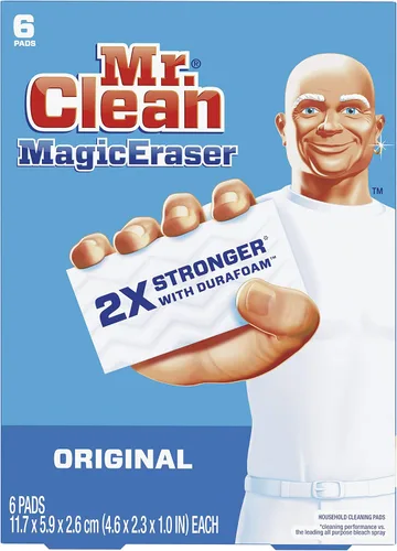Mr. Clean Borrador Mágico Esponja Limpiadora, 4 unidades.