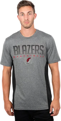 Vista 3 de Ultra Game - Camiseta oficial de la NBA para hombre, supersuave y Supreme Gris Caliente Carbón