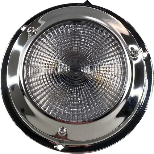 Vista 12 de Pactrade Marine Luz de Cúpula 12V - Lente de 3 Pulgadas, LED Blanco Cálido Luz de Barco de Acero Inoxidable con Interruptor de Palanca Integrado