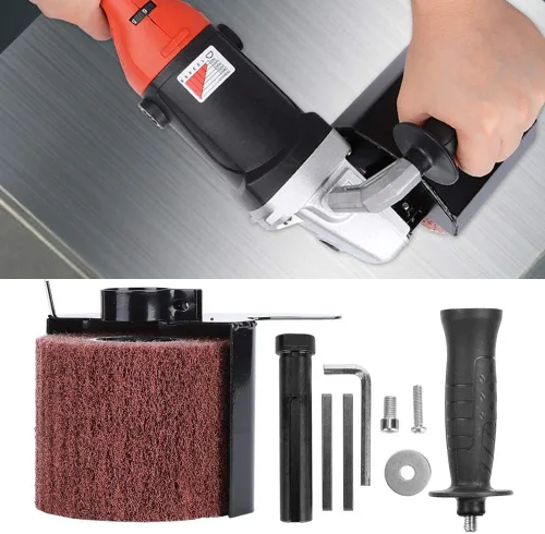 Vista 3 de Amoladora angular Pulido Ruedas Accesorios multifuncionales para molienda de superficies de madera de metal