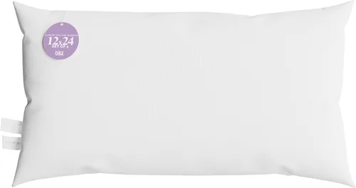 Vista 23 de Looms & Linens - Fundas de almohada lumbar para decoración del hogar, relleno de poliéster suave para apoyo de espalda y fundas de almohada