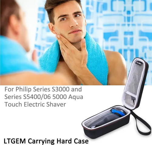 Vista 7 de LTGEM - Funda para afeitadora Philips Norelco Electric Men Series 2100 2300 3500 6800 3100 5500 5100 5300 5700 6880 7100 para afeitadora giratoria