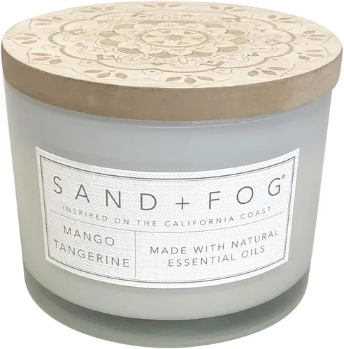 Vista 69 de Sand + Fog Vela perfumada – Pumpkin Chai – Aromas y tamaños adicionales – Mecha 100% algodón sin plomo – Velas de lujo en frasco para ambientar
