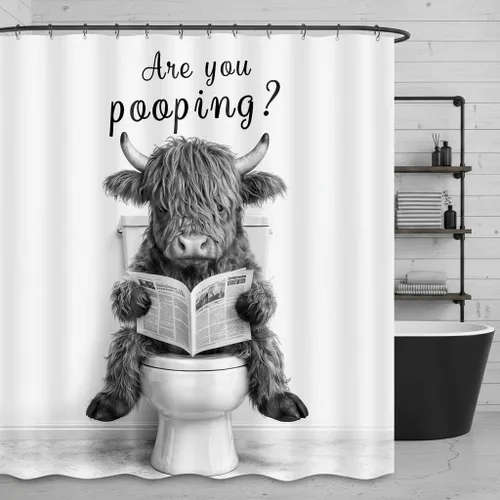 Vista 12 de JAWO Black Gold Geometric Shower Curtain, Modern Abstract Polygonal Texture Bathroom Curtain, Waterproof Fabric Bath Curtain,6pcs Hooks, 36X70 in