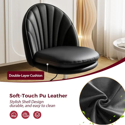 Vista 8 de GTPLAYER Silla de oficina alta ergonómica pequeña, silla de escritorio para computadora con ruedas Altura versátil: Taburetes de oficina a bar