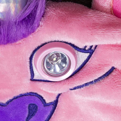 Vista 6 de Versión 2021 Bright Eyes Blanket - Manta súper suave para niños con luces LED - Manta con capucha, bata, manta cómoda, unicornio; manta cálida