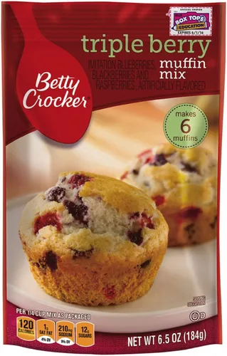 Vista 18 de Betty Crocker Mezcla de muffins de nuez de plátano, hecha con nueces, 6.4 onzas (paquete de 9)