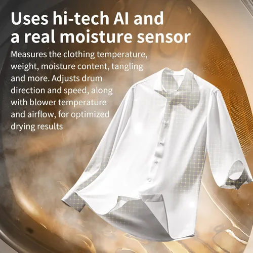 Vista 3 de Beyond AI - Secadora portátil compacta y ligera (blanco)