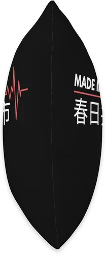 Vista 2 de Made In 春日井市 Kasugai Co. Inc. Born in Kasugai Japan Hometown - Almohada de 16 x 16 pulgadas, multicolor