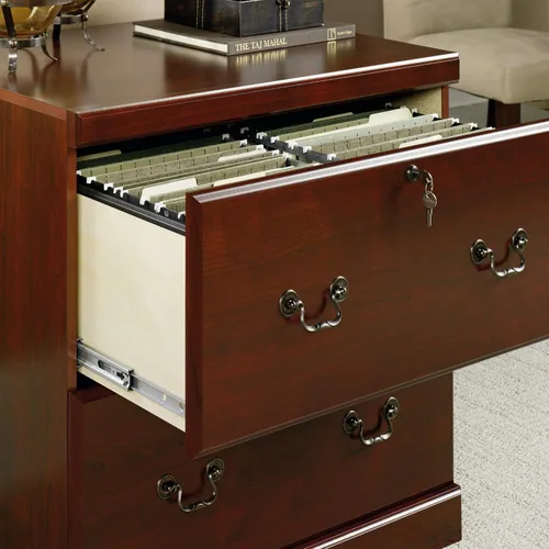 Vista 3 de Sauder Heritage Hill Lateral File, in Classic Cherry finish