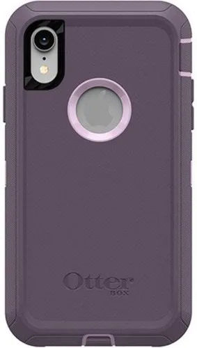 Vista 6 de OtterBox Defender Series - Funda solo para iPhone XR, solo funda, embalaje no minorista, color negro