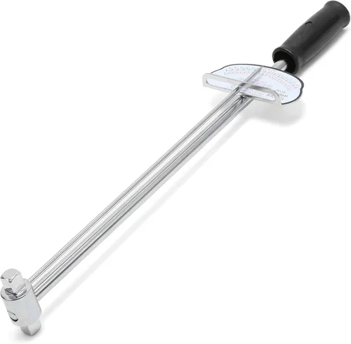 OEMTOOLS 79-140 Llave dinamométrica de 1/2, estilo de haz, escala dual de 0 a 150 pies/libra b, medidor Newton y libra de pulgada, para automóviles,