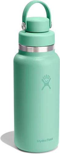 Vista 16 de Hydro Flask Botella de agua – Acero inoxidable aislado – Tapa de boca ancha para chug, antiderrames, a prueba de fugas en rocío de 40 onzas Dew