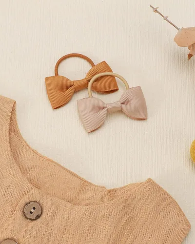 Vista 6 de 40 lazos para el pelo de 2 pulgadas para bebés y niñas, mini boutique, cinta elástica para el cabello, accesorios para niños pequeños