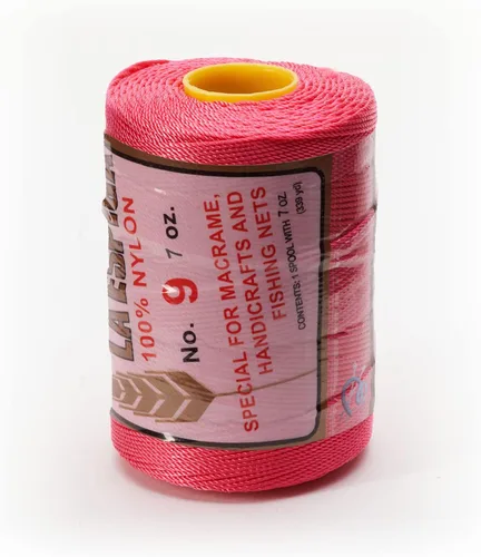 Vista 24 de N° 9 - 100% Cordón de Hilo de Nylon Omega para Tejer y Crochet - 01 Blanco