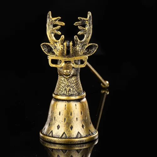 Vista 19 de Snuffers - Extintor de velas, accesorio extintor de velas para apagar mechas de vela de forma segura, diseño de hoja de ginkgo retro dorado