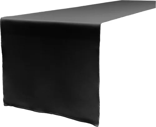 Vista 19 de LA Linen™ mantel de popelina de poliéster de 14 por 108 pulgadas Blanco P
