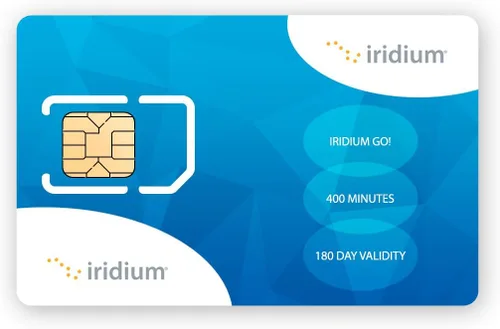 Vista 2 de Iridium SIM prepago GO! con 400 minutos de datos