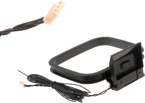 Vista 3 de Antena de bucle AM con mini conector de 3 pines compatible con radio interior Bluetooth receptor estéreo para el hogar AV AudioTheater