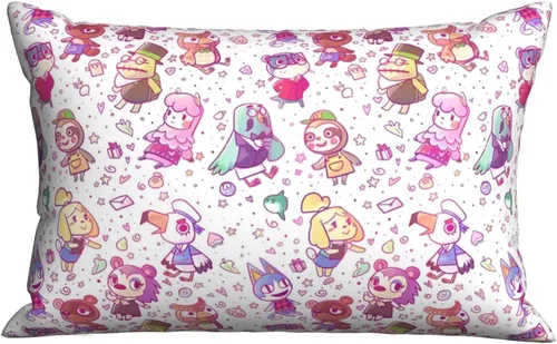 Funda de almohada para cabello y piel, tamaño Queen (20 x 30 pulgadas), funda de almohada para decoración del hogar, microfibra cepillada suave y