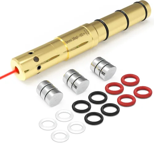 Vista 11 de Laser Bore Sight, Visor láser de extremo de cañón preciso y fácil de ajustar para revólveres, pistolas y armas de aire